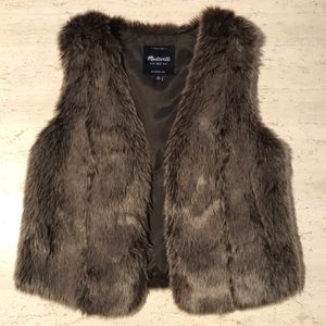 Madewell Faux Fur Vest